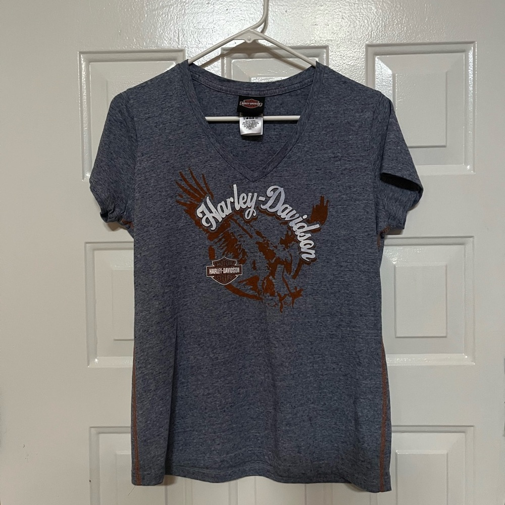 Harley Davidson t-shirt women large North Hampton NH